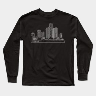 Detroit SkyLINE Long Sleeve T-Shirt